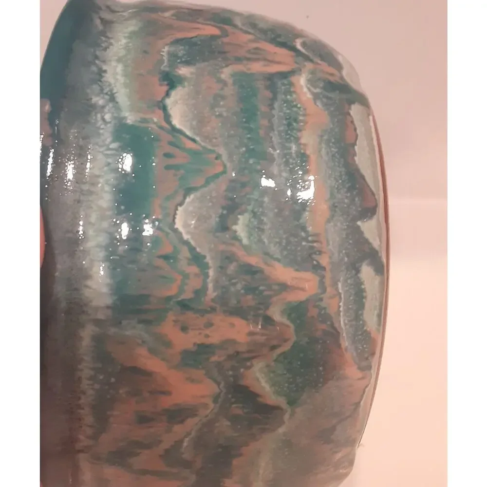 Vintage Amy Green Artist Signed Pottery Bowl 8